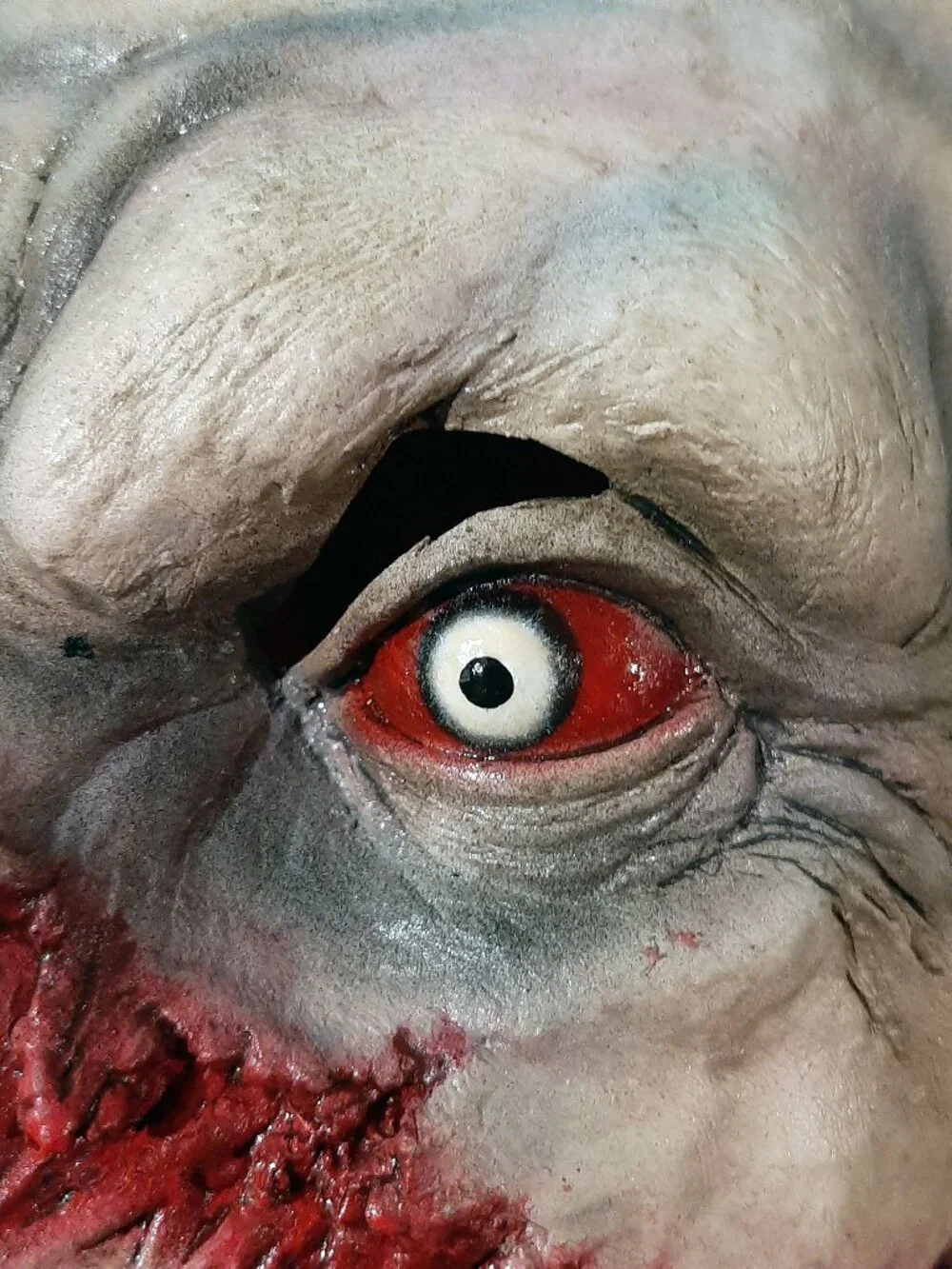 Vampire Ghoul mask latex adult pro cosplay bloody teeth scary Halloween costume